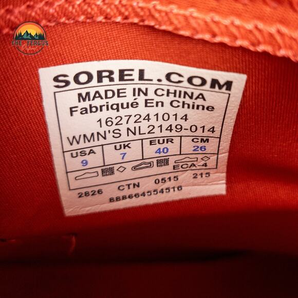 Sorel Medina III Black High Chunky Heel Platform Rain Boot Women's Size 9 - Picture 8 of 16